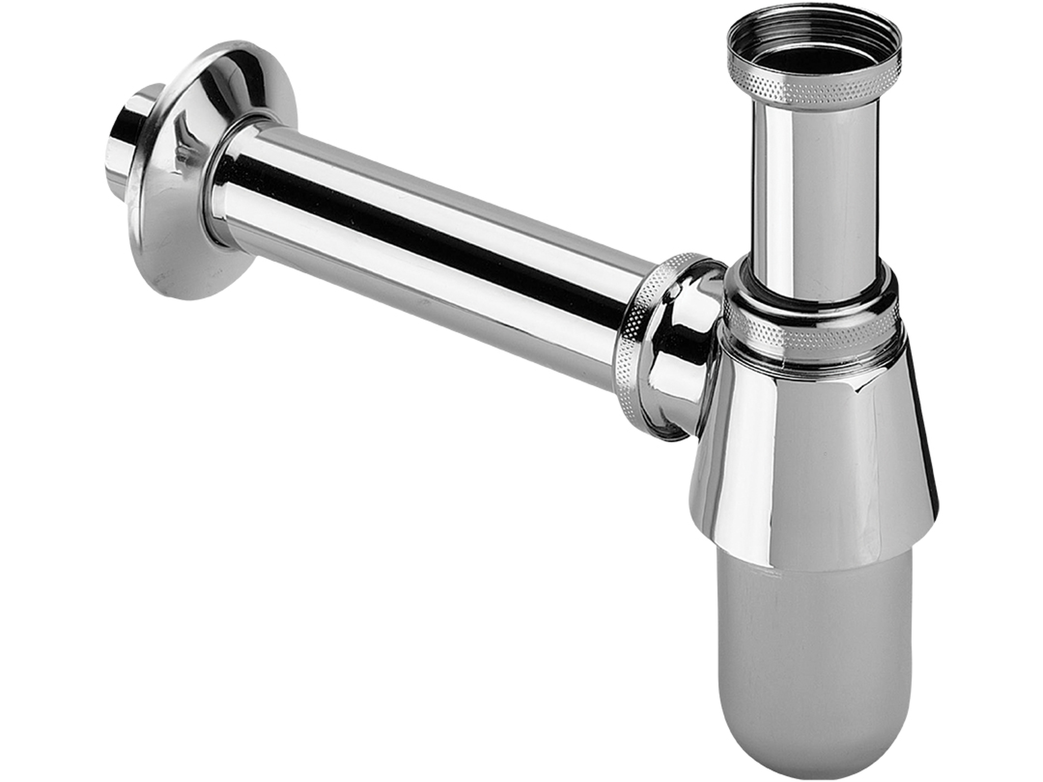 Kuchinox Siphon für Waschbecken flaschen chrom CKS063D