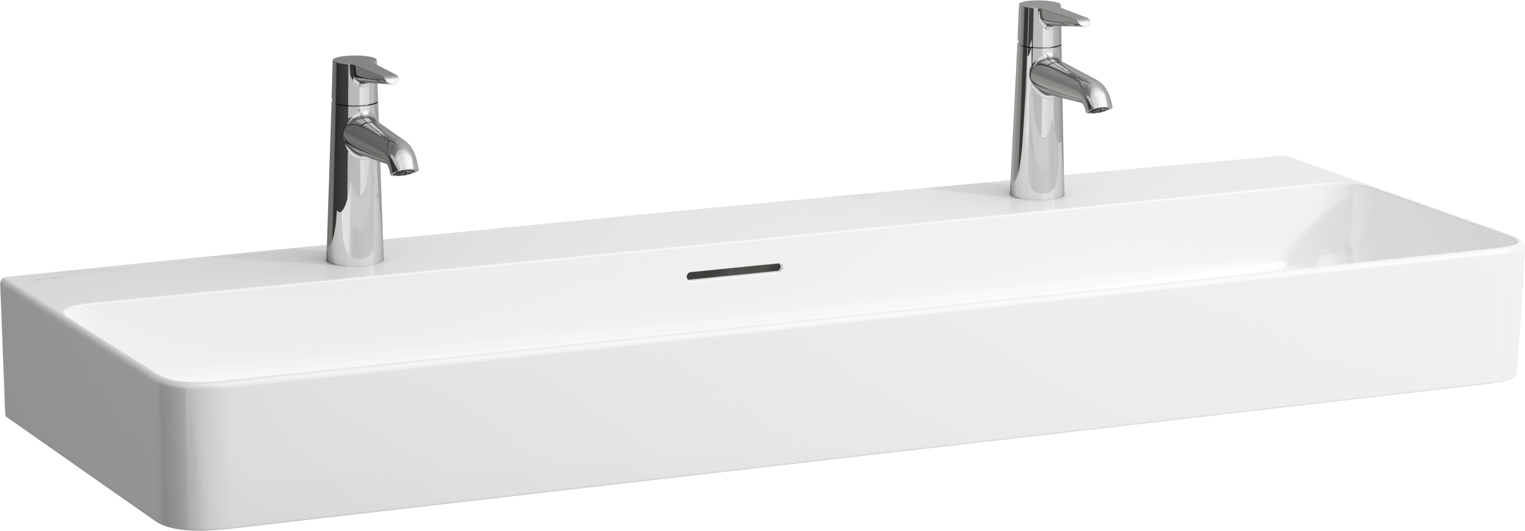 Laufen Val Waschbecken 120x42 cm rechteckig Klassisch weiß glanz H8102890001071