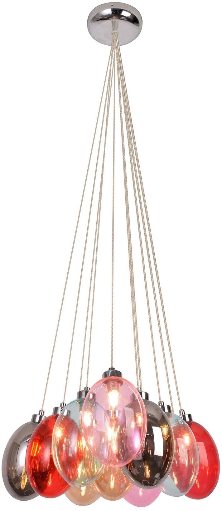 Candellux Lukka Pendelleuchte x10 W mehrfarbig 50110223