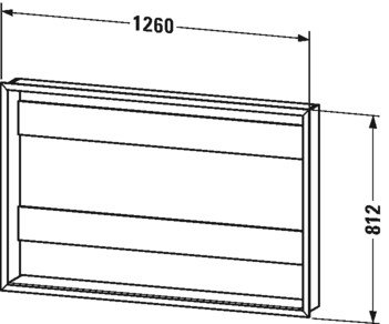 Duravit Element eines Möbelmontagesystems LM987800000