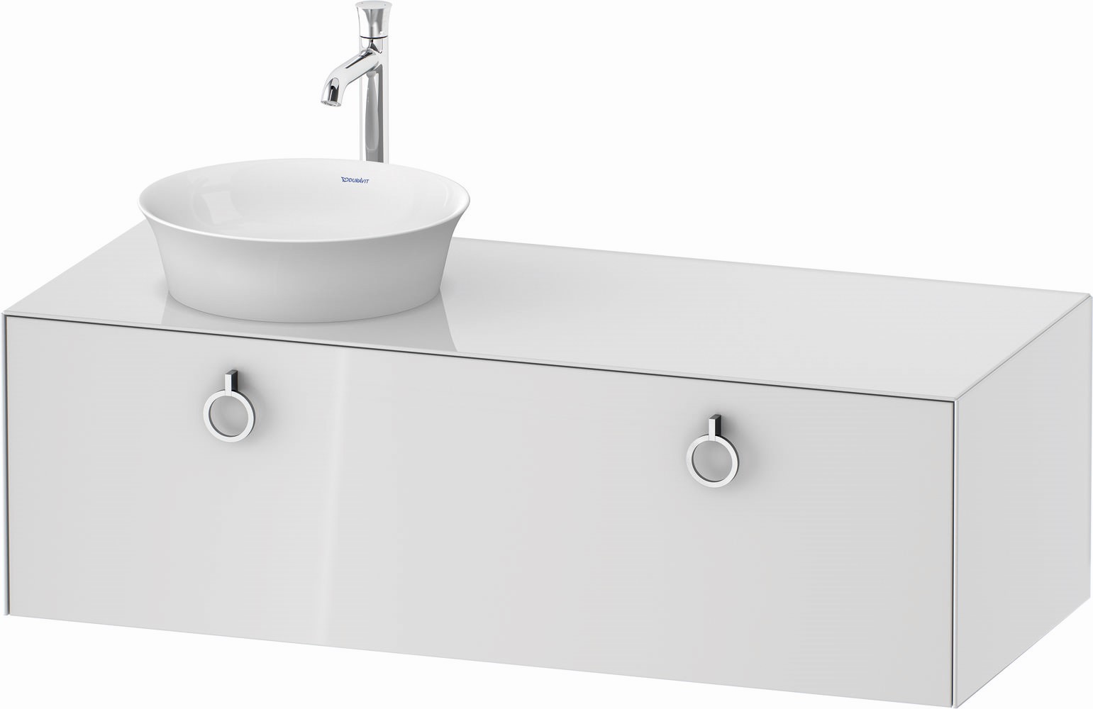 Duravit White Tulip Badschrank 130x55x40.8 cm Unterschrank hängend weiß WT4982L8585