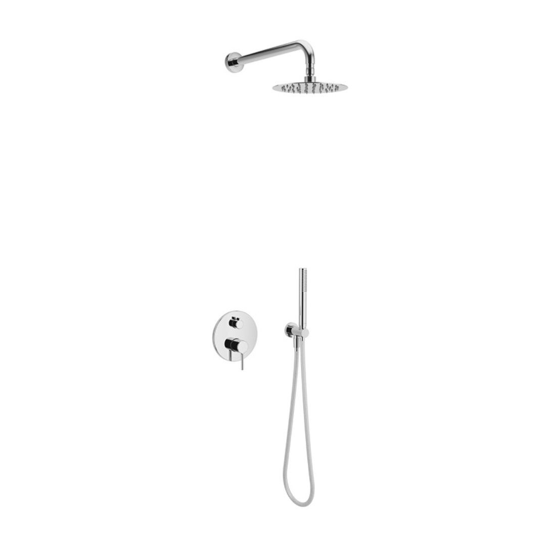 Excellent Pi duschset Unterputz mit Regenbrause chrom AREX.SET.1245CR