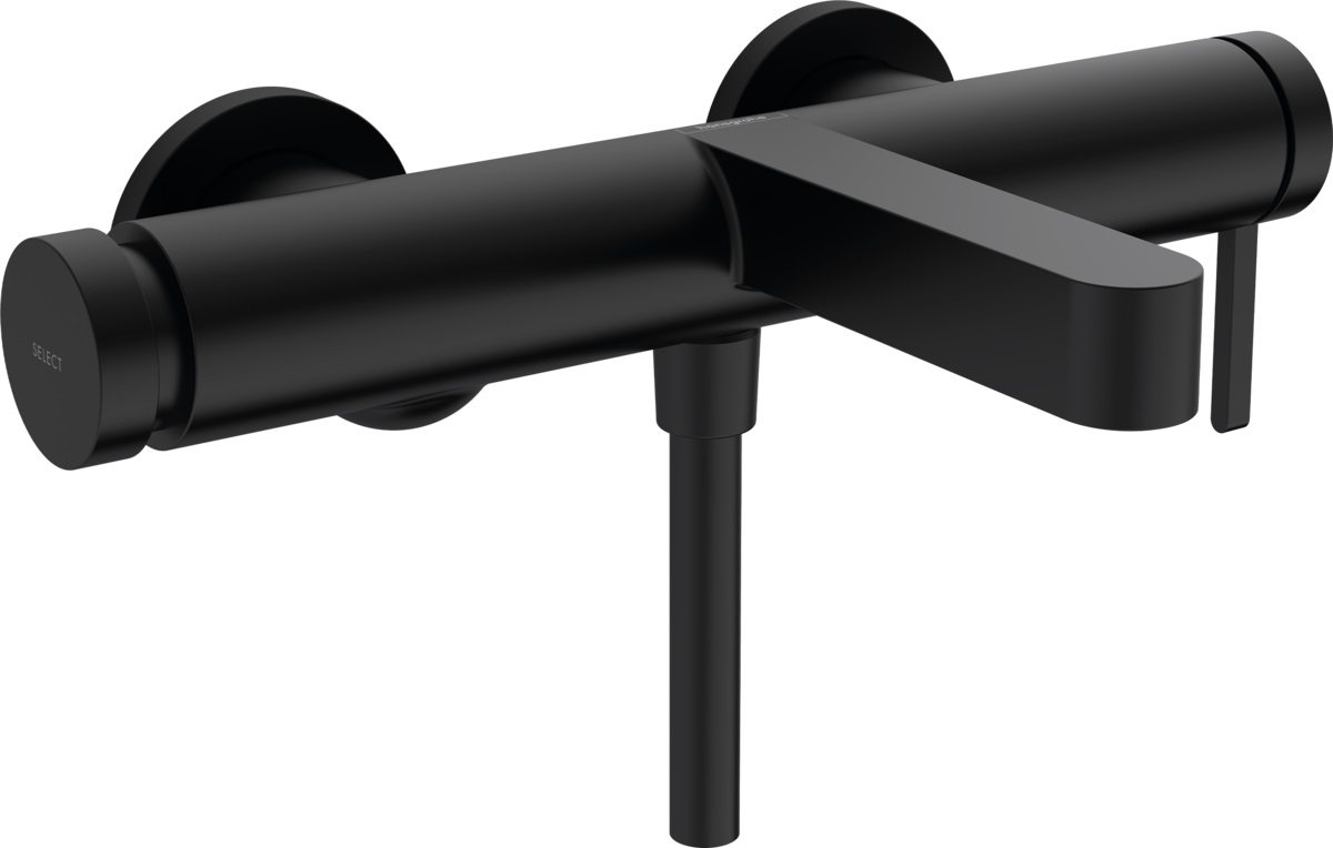Hansgrohe Finoris Badewannen- und Duscharmatur Wandmontage schwarz 76420670