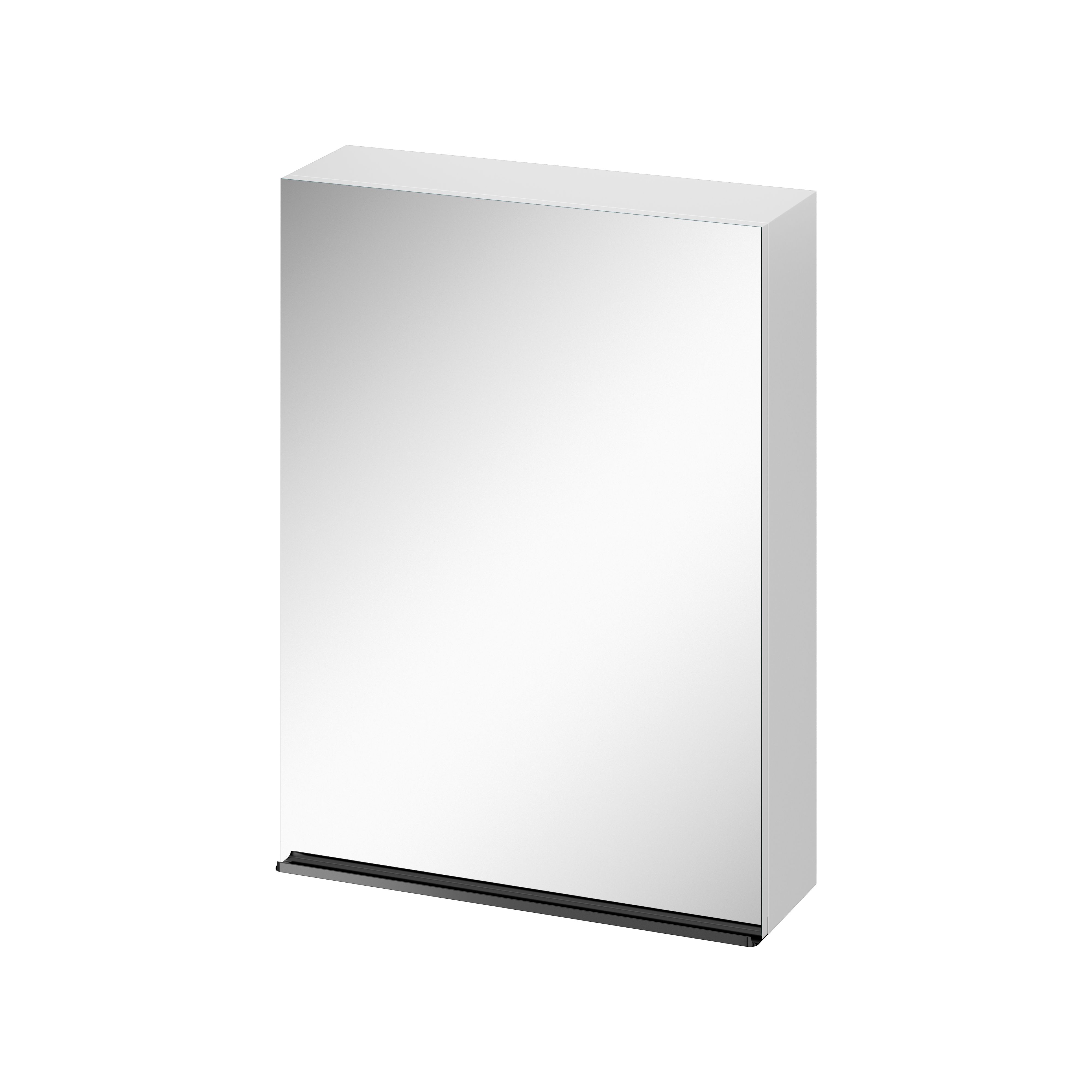 Cersanit Virgo Badschrank 59.5x18x80 cm Seitenschrank hängend weiß S522-014
