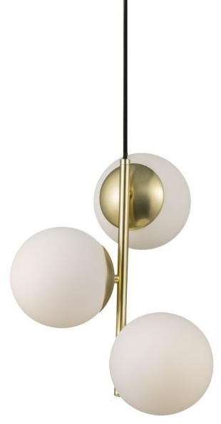 Nordlux Lilly Pendelleuchte 3x40 W weiß-gold 48603035