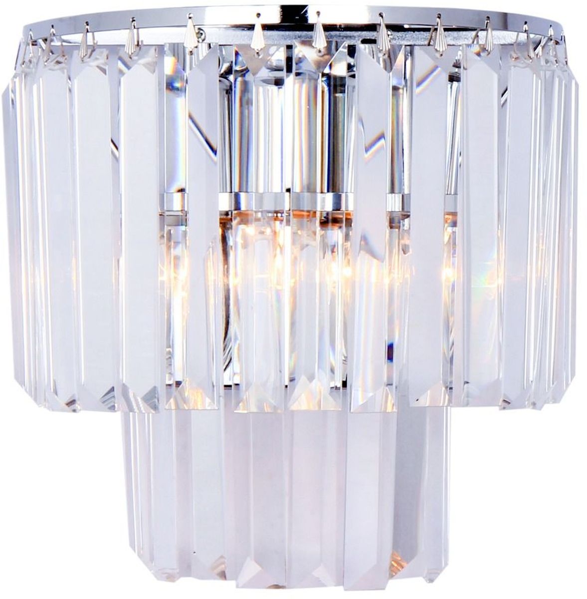 Zuma Line Amedeo Wandleuchte 2x40 W chrom-kristall 17106/2W-CHR