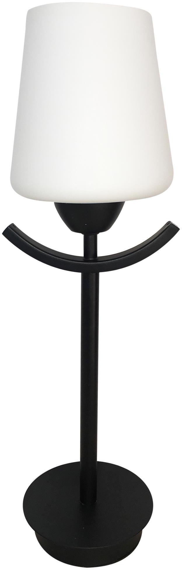 Candellux Londyn Tischlampe 1x60 W weiß-schwarz 41-38852