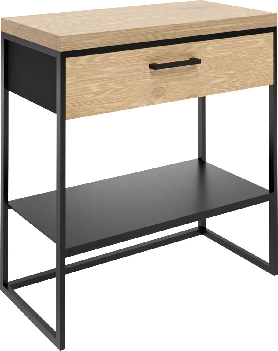 Baltica Design Elin Badschrank 60x35x75 cm Unterschrank stehend schwarz-eiche 5904107906461