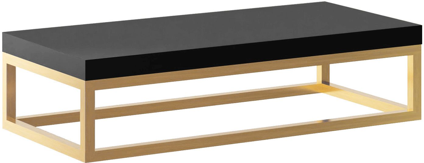 Baltica Design Bente Konsole 75x43x17 cm schwarz-gold 5904107906652