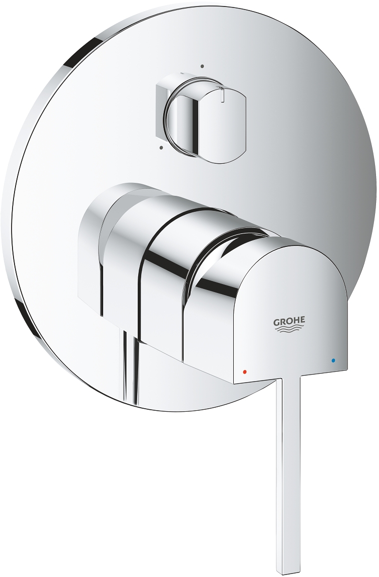 Grohe Plus Badewannen- und Duscharmatur Unterputz StarLight Chrome 24093003