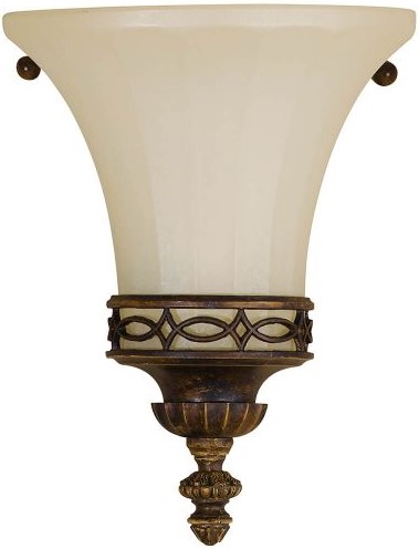 Elstead Lighting Drawing Room Wandleuchte 1x60 W braun-cremig FE-DRAWING-ROOM-WU2
