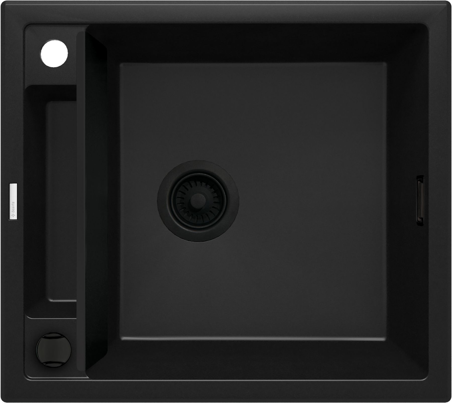 Deante Magnetic Granitspüle 56x50 cm schwarz ZRM_N103