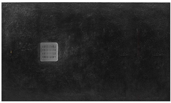 Roca Terran Rechteckige Duschwanne 100x90 cm schwarz AP1013E838401400