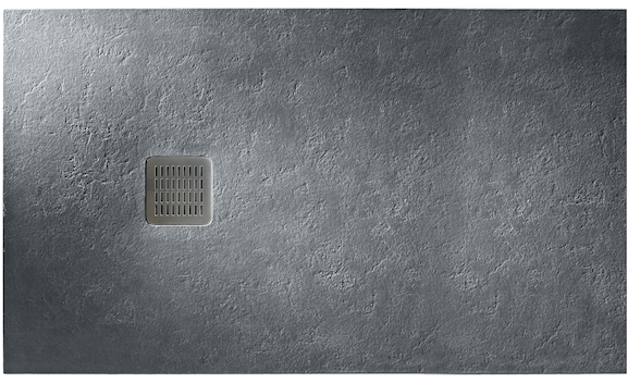 Roca Terran Rechteckige Duschwanne 100x90 cm grau AP1013E838401200