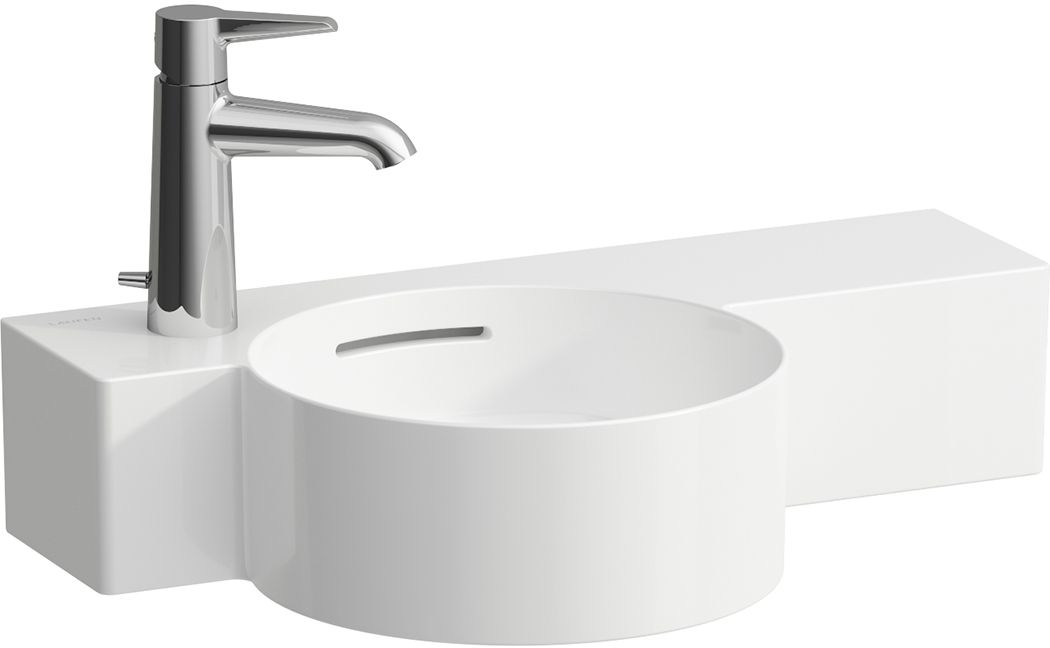 Laufen Val Waschbecken 55x31.5 cm halbrund Klassisch weiß glanz H8152830001051