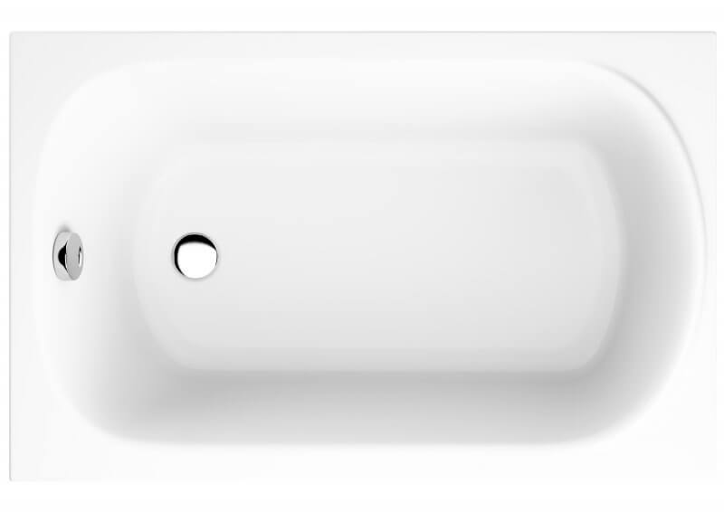 Polimat Mini Rechteckige Badewanne 100x65 cm weiß 00059