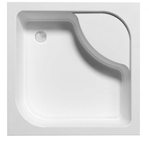Polimat Tenor Quadratische Duschwanne 80x80 cm weiß 00326