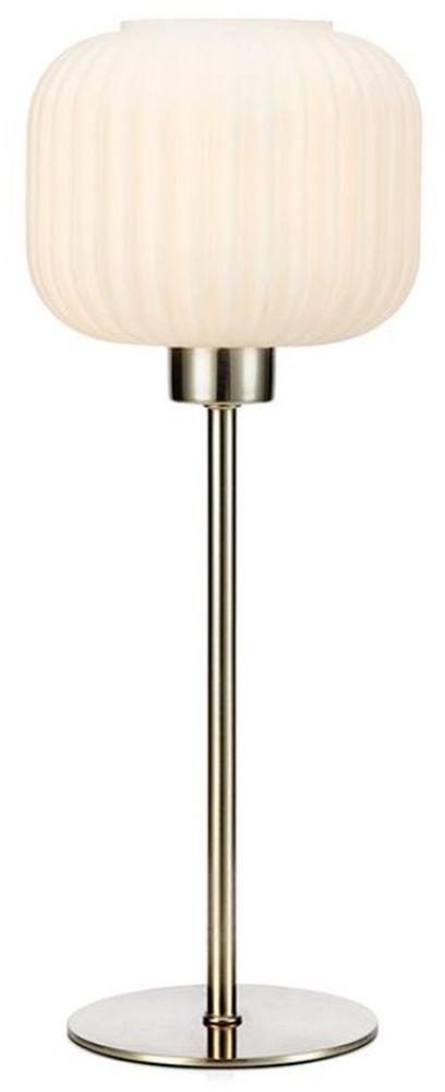 Markslöjd Sober Tischlampe 1x40 W weiß-stahl 108121
