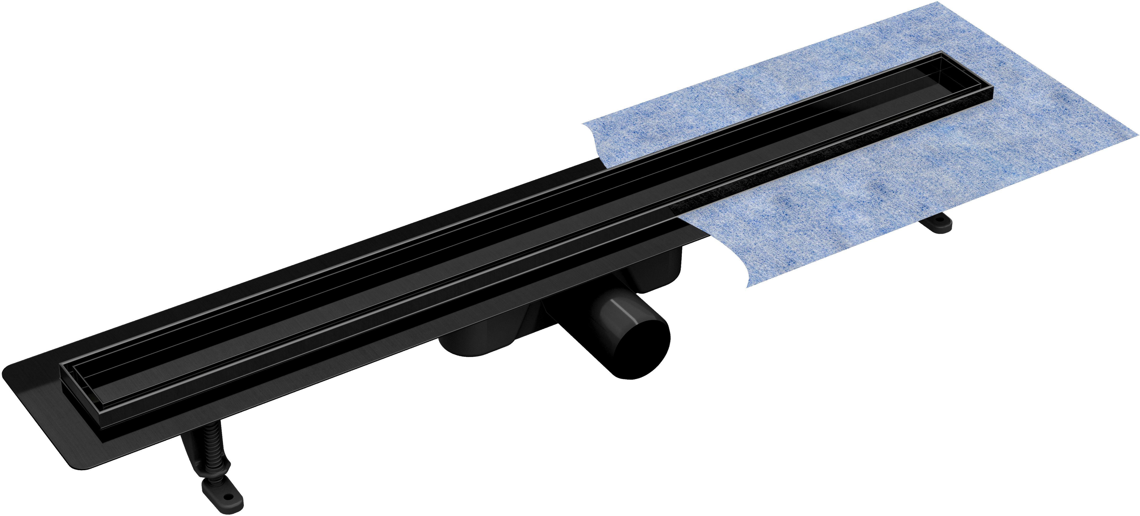 Besco Virgo Nero Duo Duschrinne 80 cm schwarz OL-80-VN
