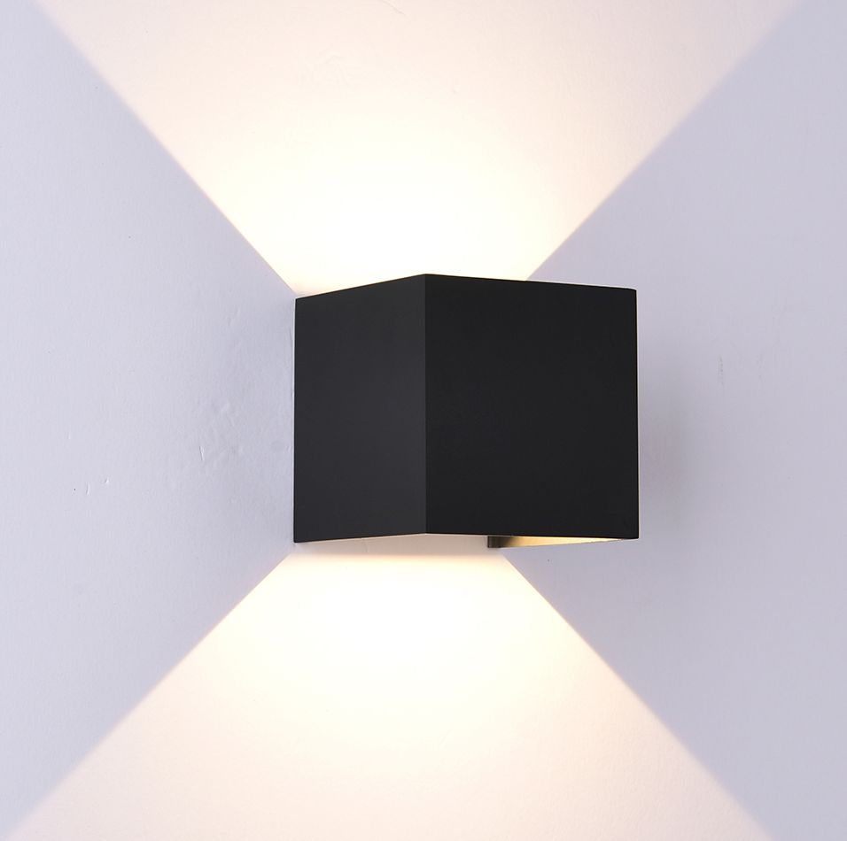 Mantra Davos XL Außenwandleuchte 2x10 W schwarz 7437