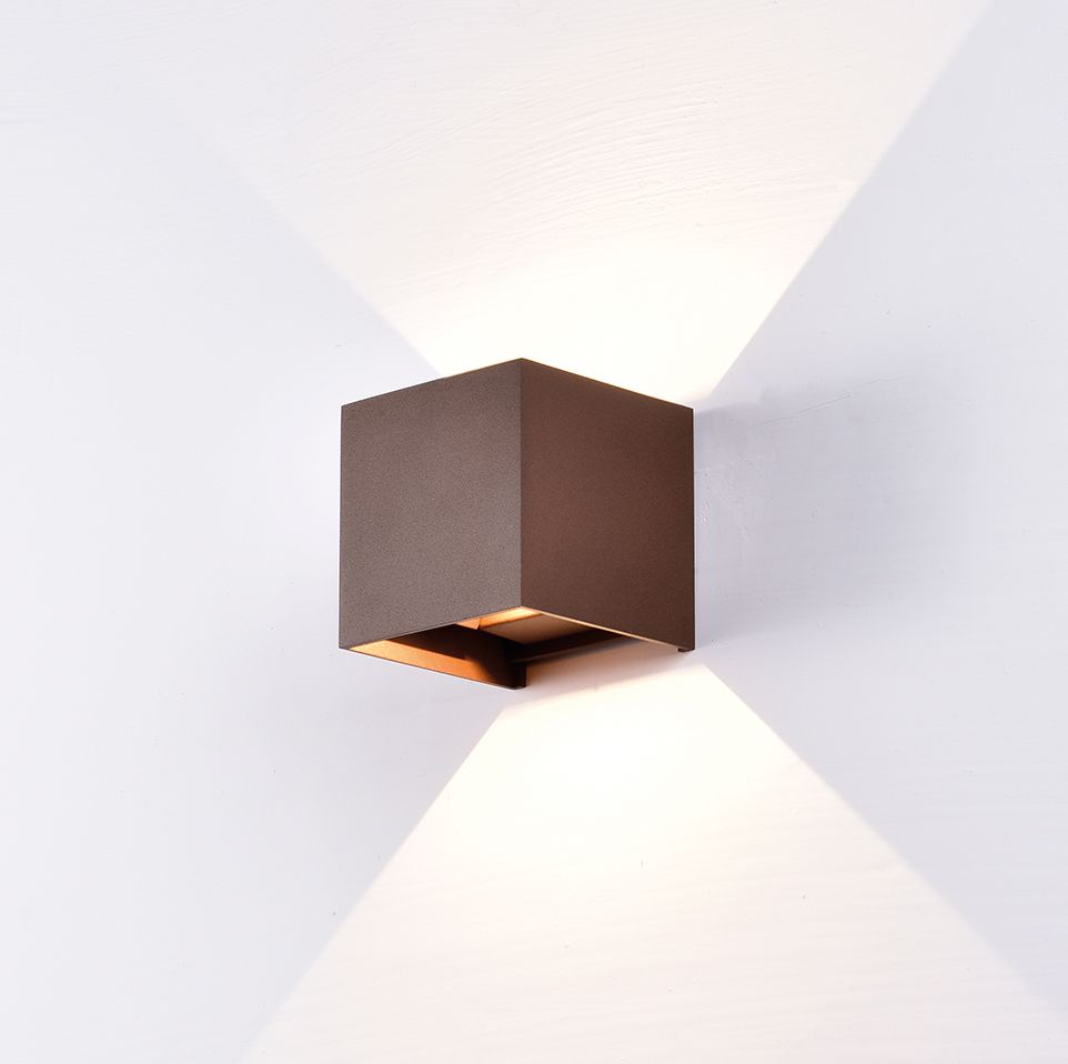 Mantra Davos XL Außenwandleuchte 2x10 W braun 7438