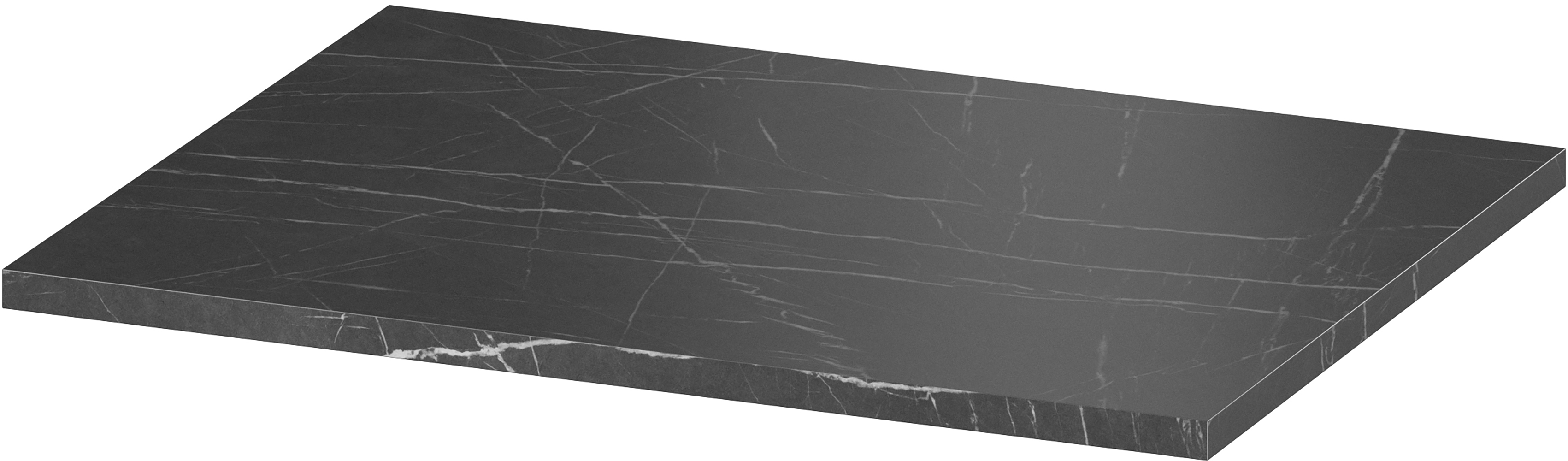 Cersanit Larga Waschtischplatte 60x45 cm schwarz S932-057