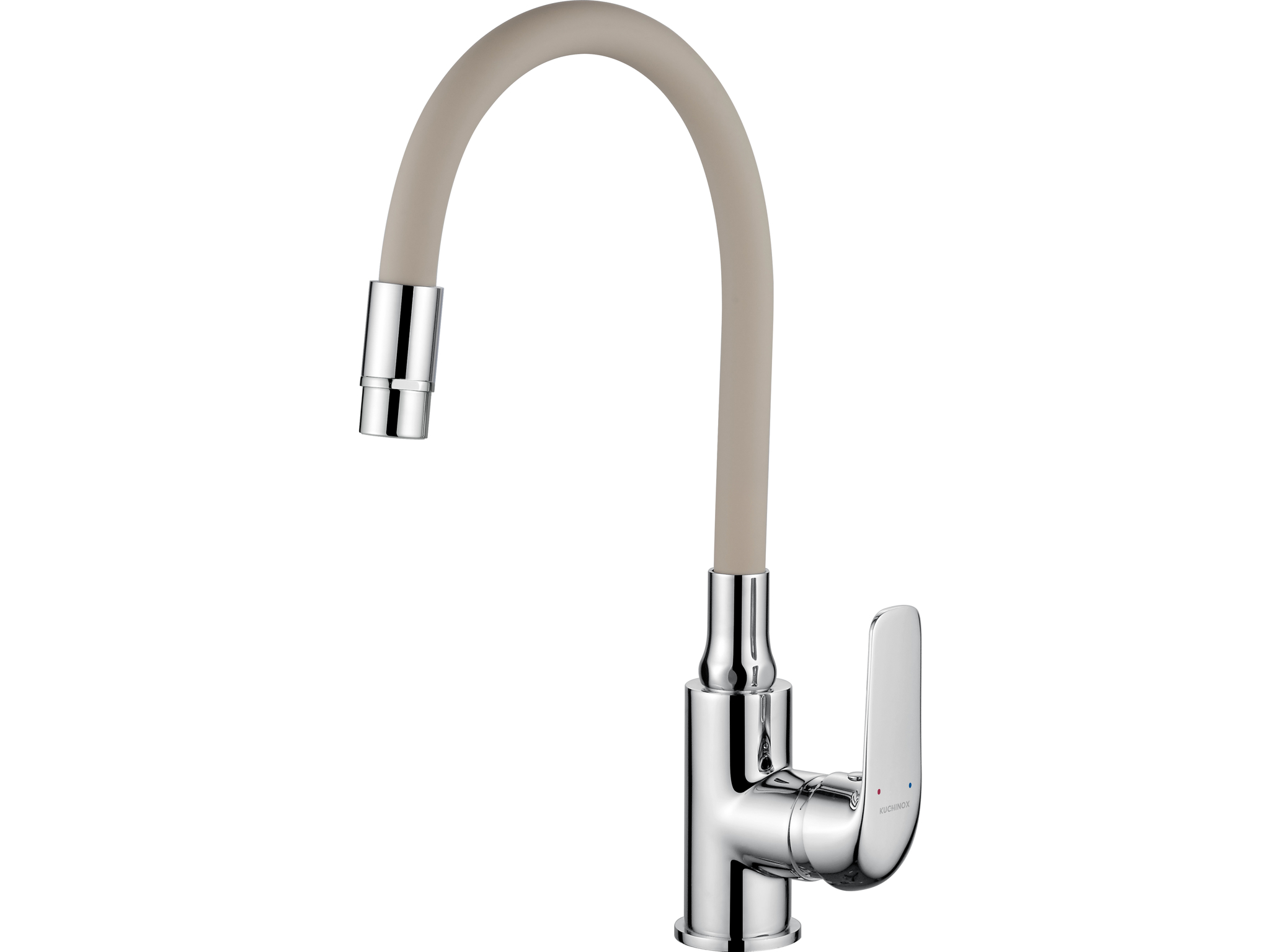Kuchinox Elza küchenarmatur stehend chrom-beige BKE462D