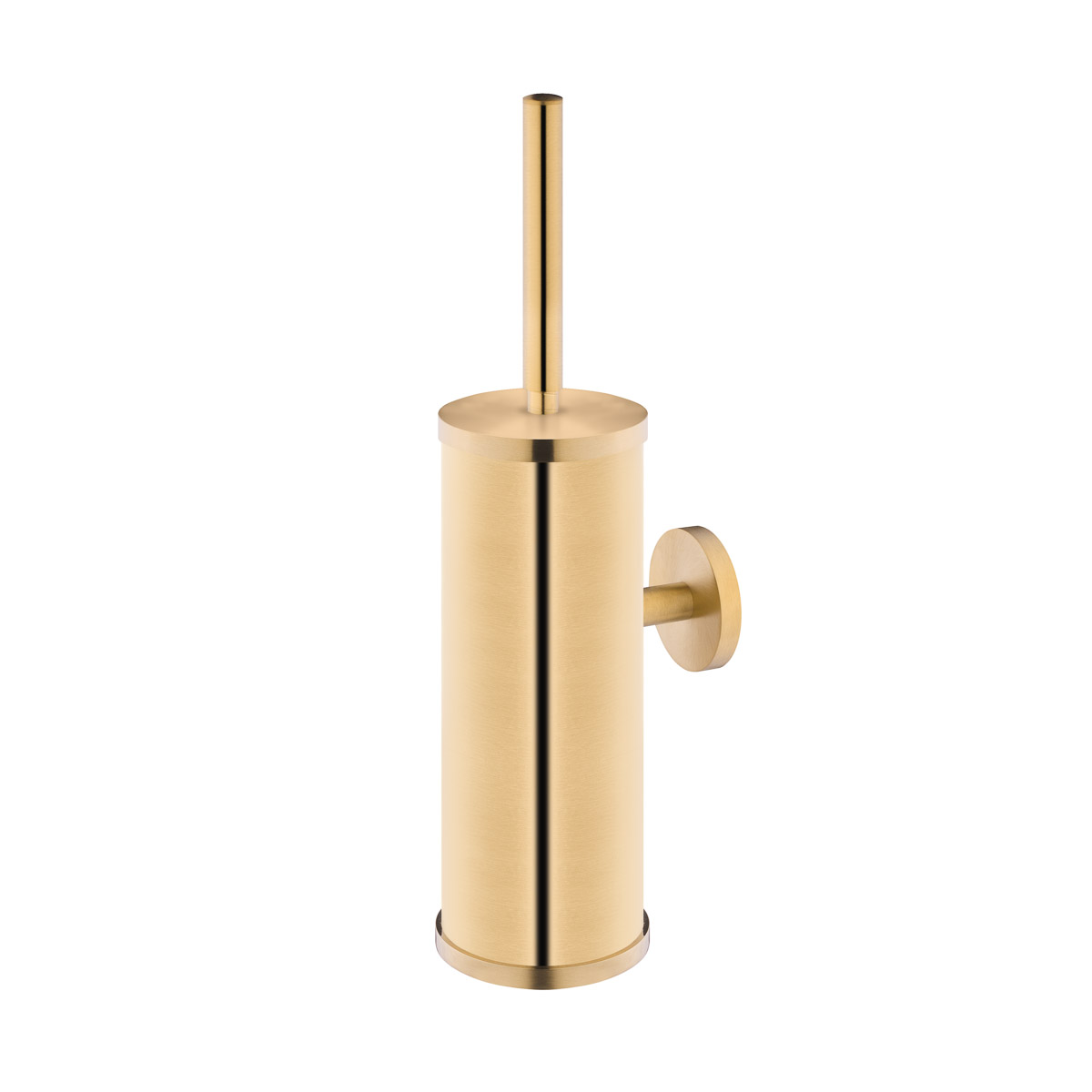 Oltens Gulfoss Toilettenbürstengarnitur zum Schrauben gebürstetes Gold 82100810