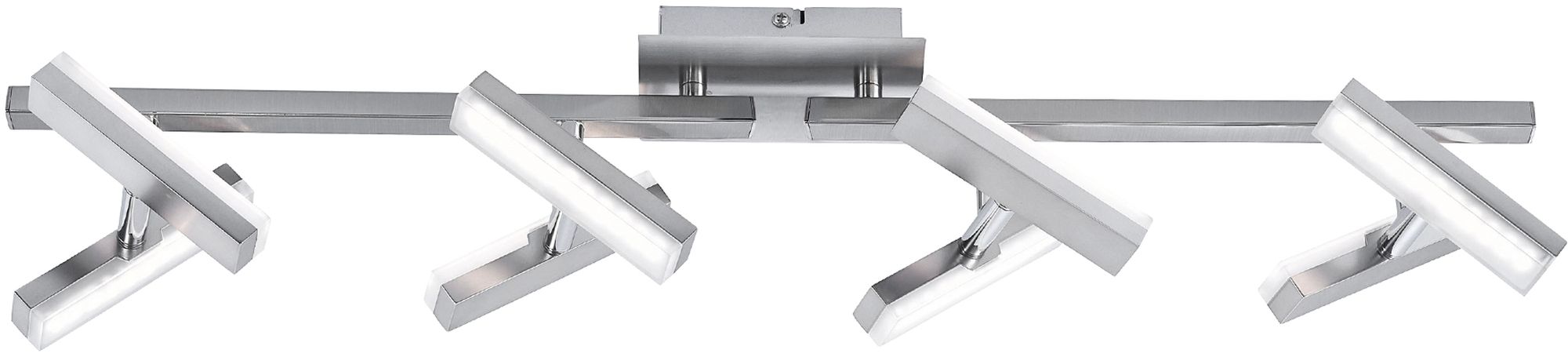 Just Light Rico Deckenlampe x2 W stahl 11278-55