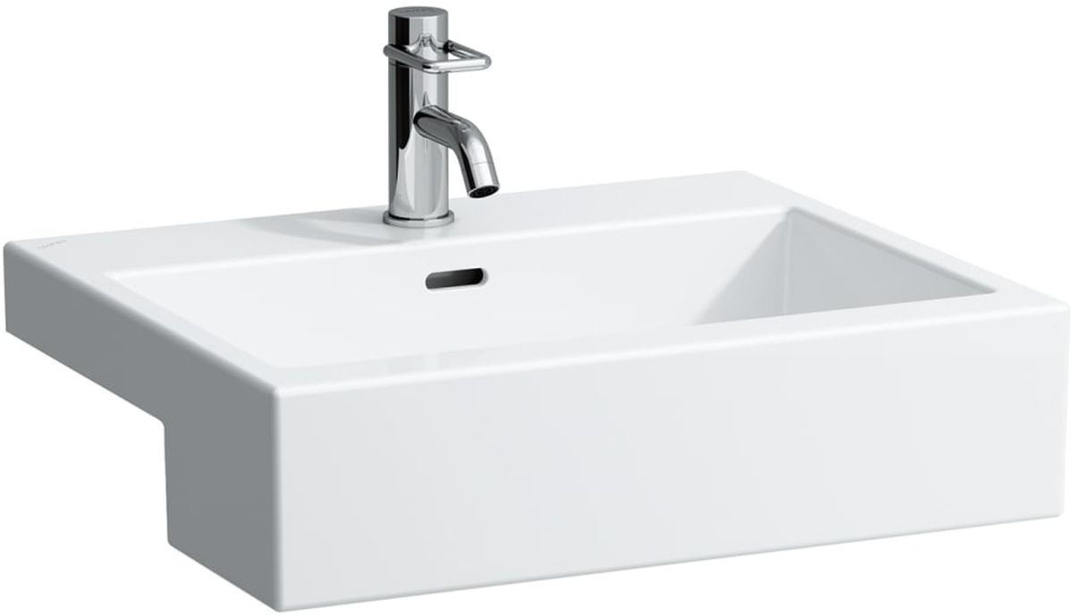 Laufen Living City Waschbecken 55x46 cm rechteckig Aufsatzwaschbecken weiß glanz H8134320001041
