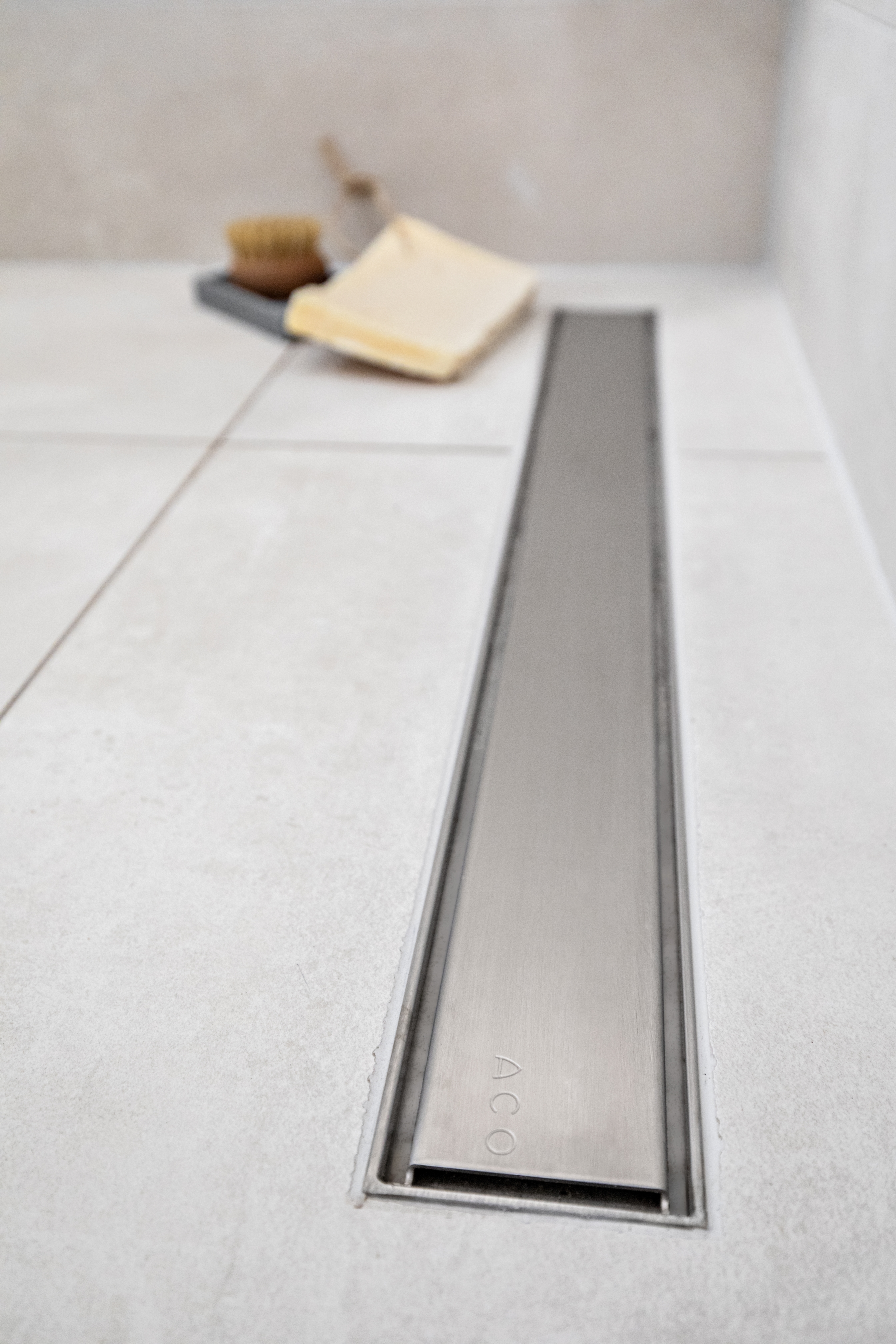ACO ShowerDrain C Duschrinne Abdeckung 58.5 cm stahl 9010.88.88