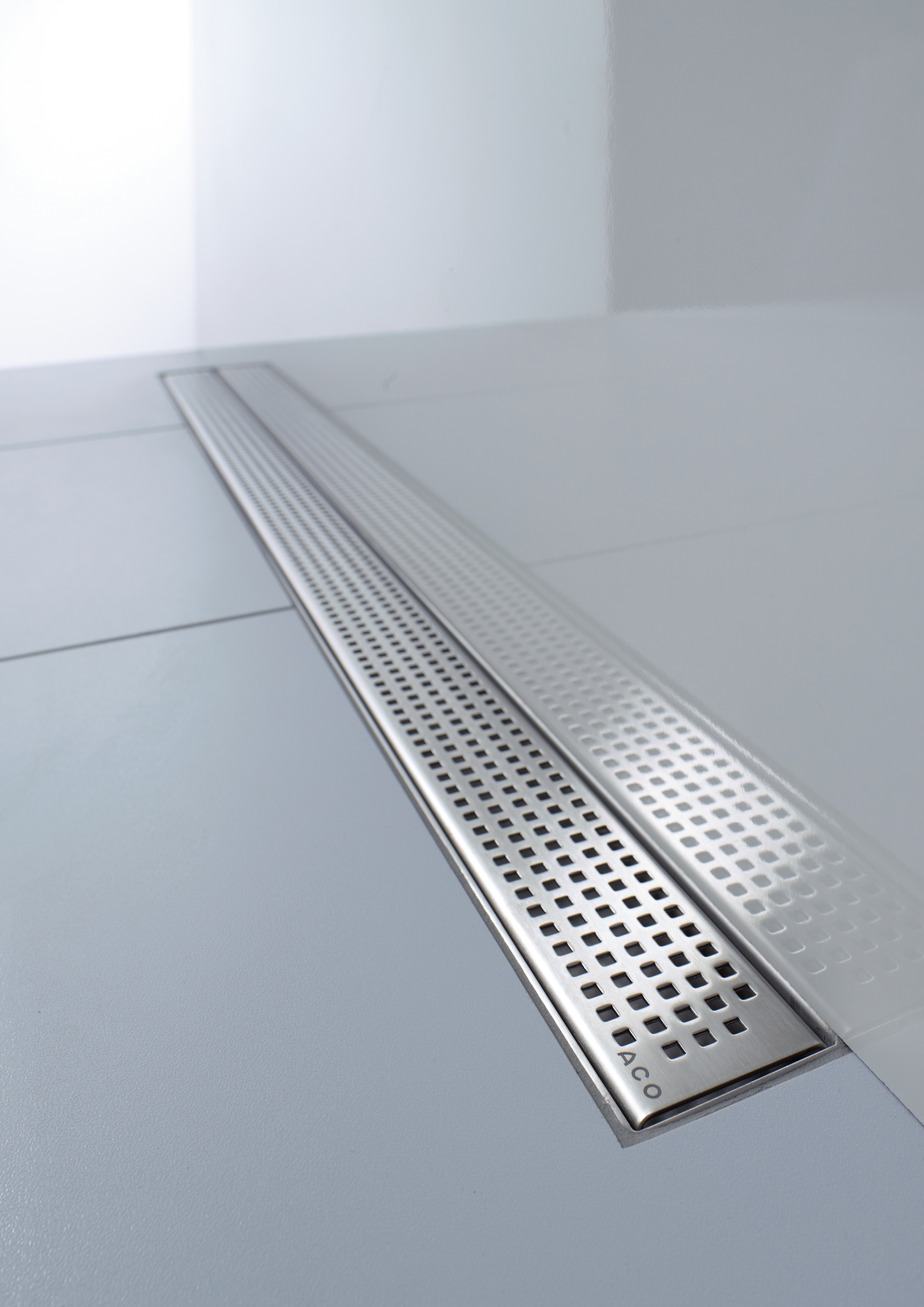 ACO ShowerDrain C Duschrinne Abdeckung 88.5 cm stahl 9010.88.70