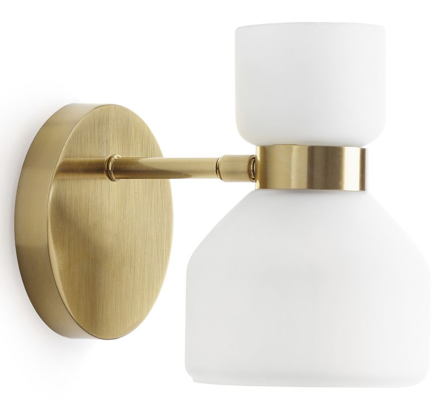 Miloox Fifty Wandleuchte 1x40 W weiß-gold 1744.17