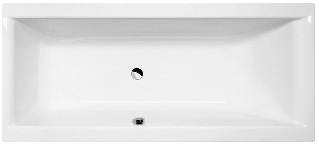 Polysan Cleo Rechteckige Badewanne 180x90 cm weiß 13111