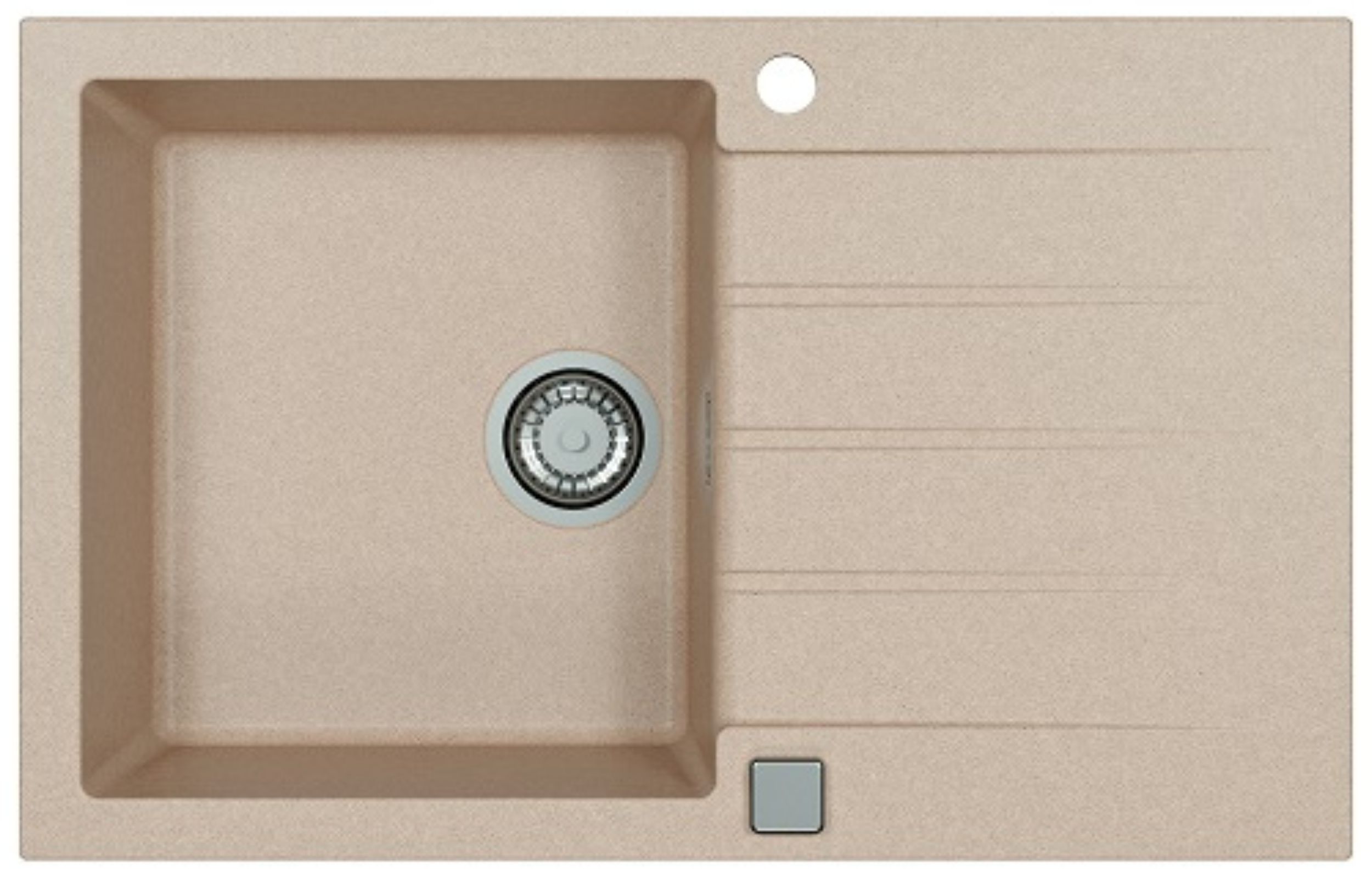 Alveus Cadit Granitspüle 79x50 cm beige 1132023