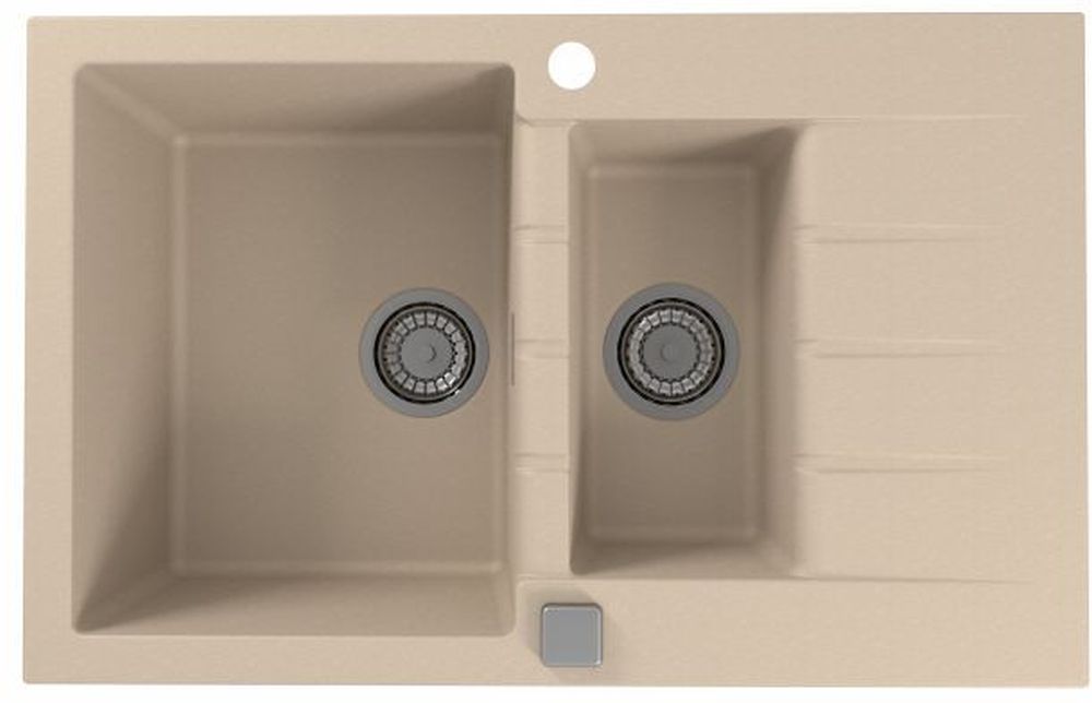 Alveus Cadit Granitspüle 79x50 cm beige 1131358