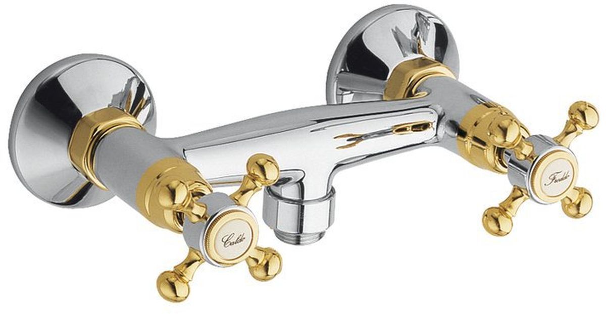 Sapho Antea duschbatterie Wand chrom-gold 3862