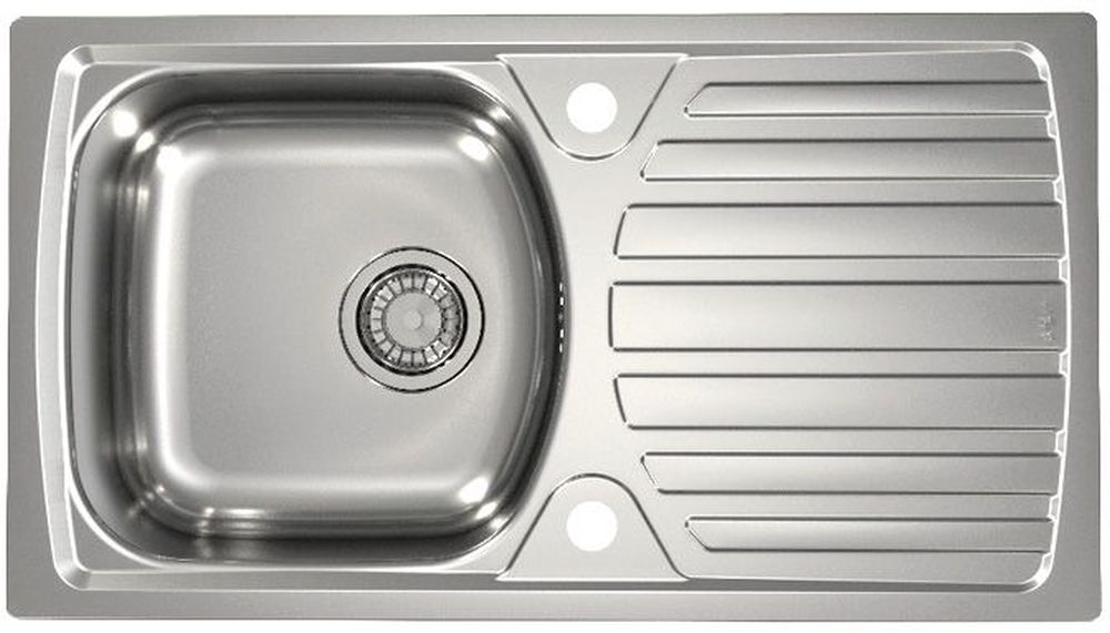 Alveus Basic Edelstahlspüle 78x43.5 cm stahl 1136539
