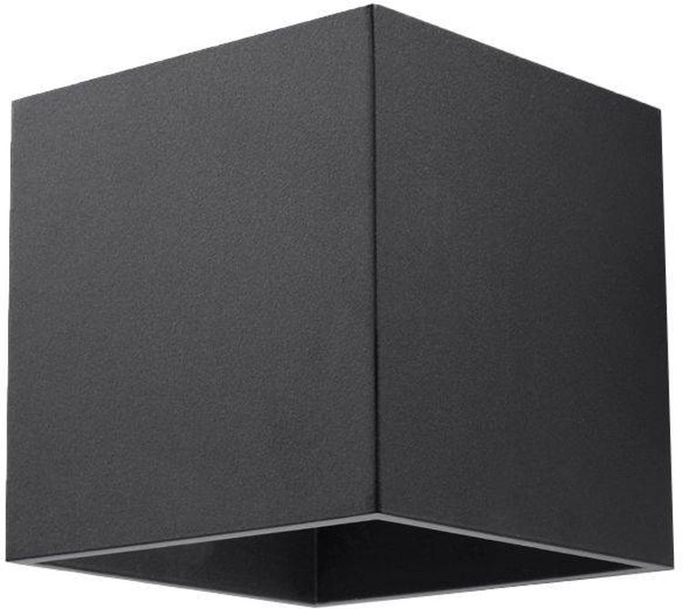 Sollux Lighting Quad Wandleuchte 1x40 W schwarz SL.0057