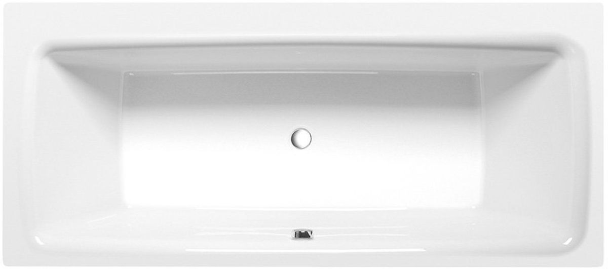 Polysan Kvadra Rechteckige Badewanne 170x80 cm weiß 18611