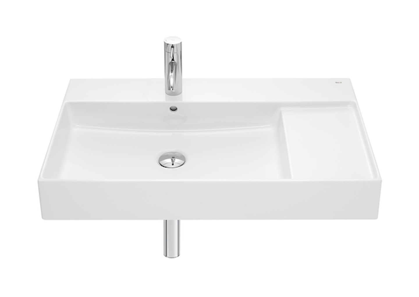 Roca Inspira Waschbecken 80x49 cm rechteckig Klassisch weiß glanz A32752BS00