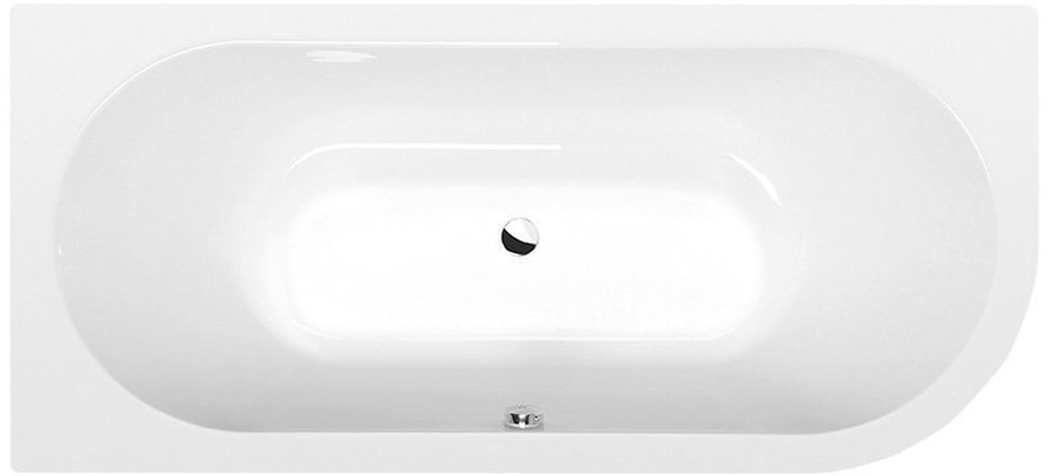 Polysan Viva Eckbadewanne 185x80 cm linksseitig weiß 72099