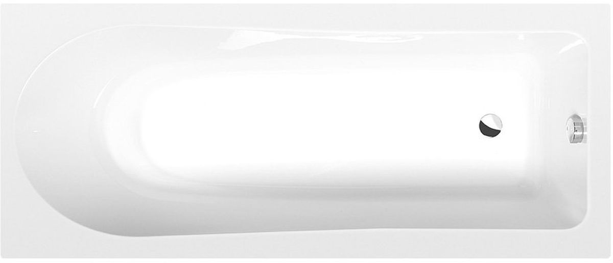 Polysan Lisa Rechteckige Badewanne 150x70 cm weiß 85111