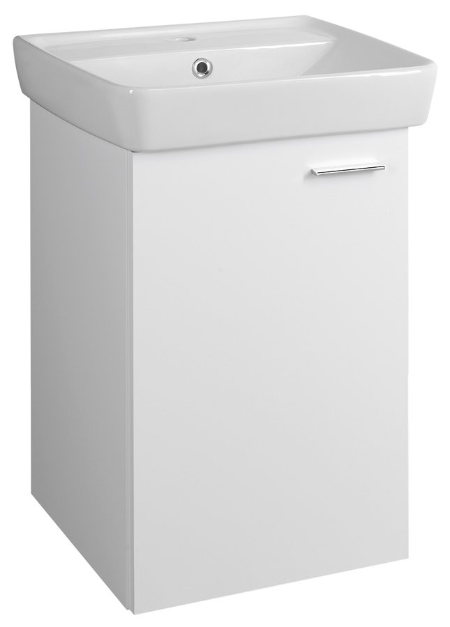 Aqualine Zoja Badschrank 41.5x37x63 cm Unterschrank hängend weiß 56372