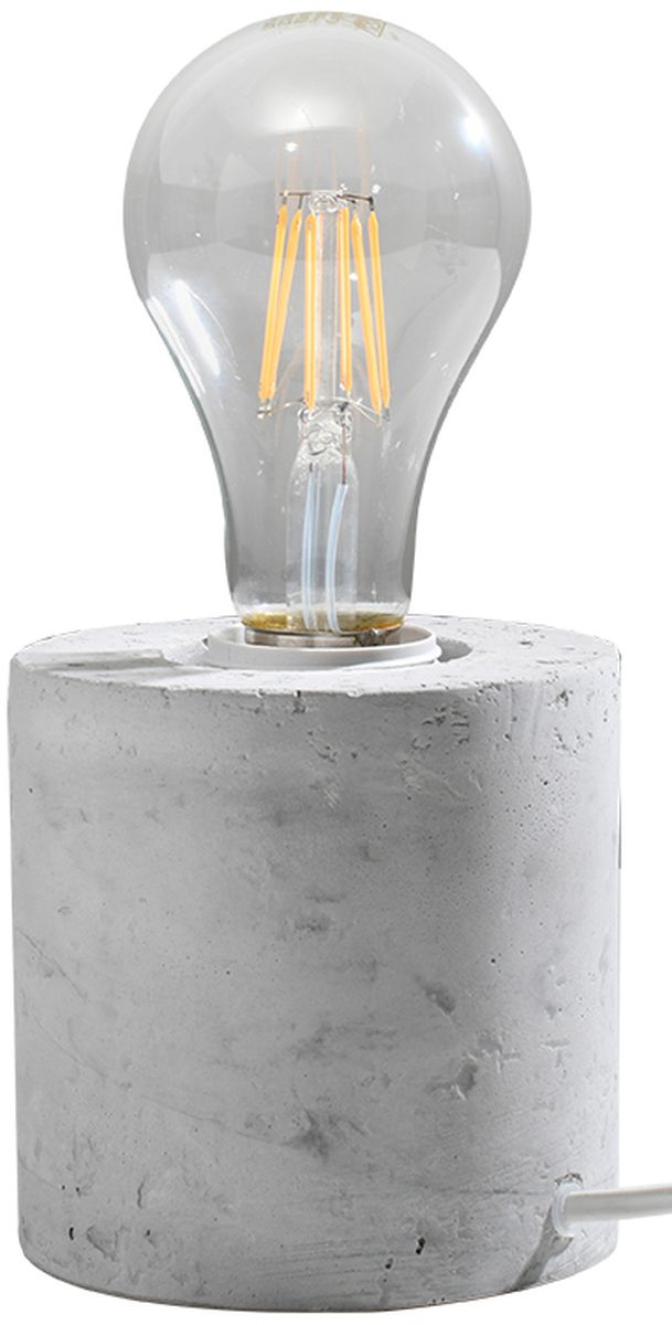 Sollux Lighting Salgado Tischlampe 1x60 W grau SL.0680