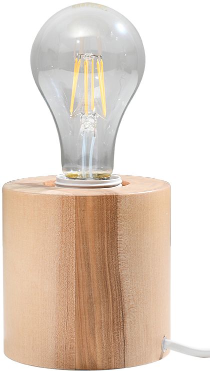 Sollux Lighting Salgado Tischlampe 1x60 W holz SL.0674