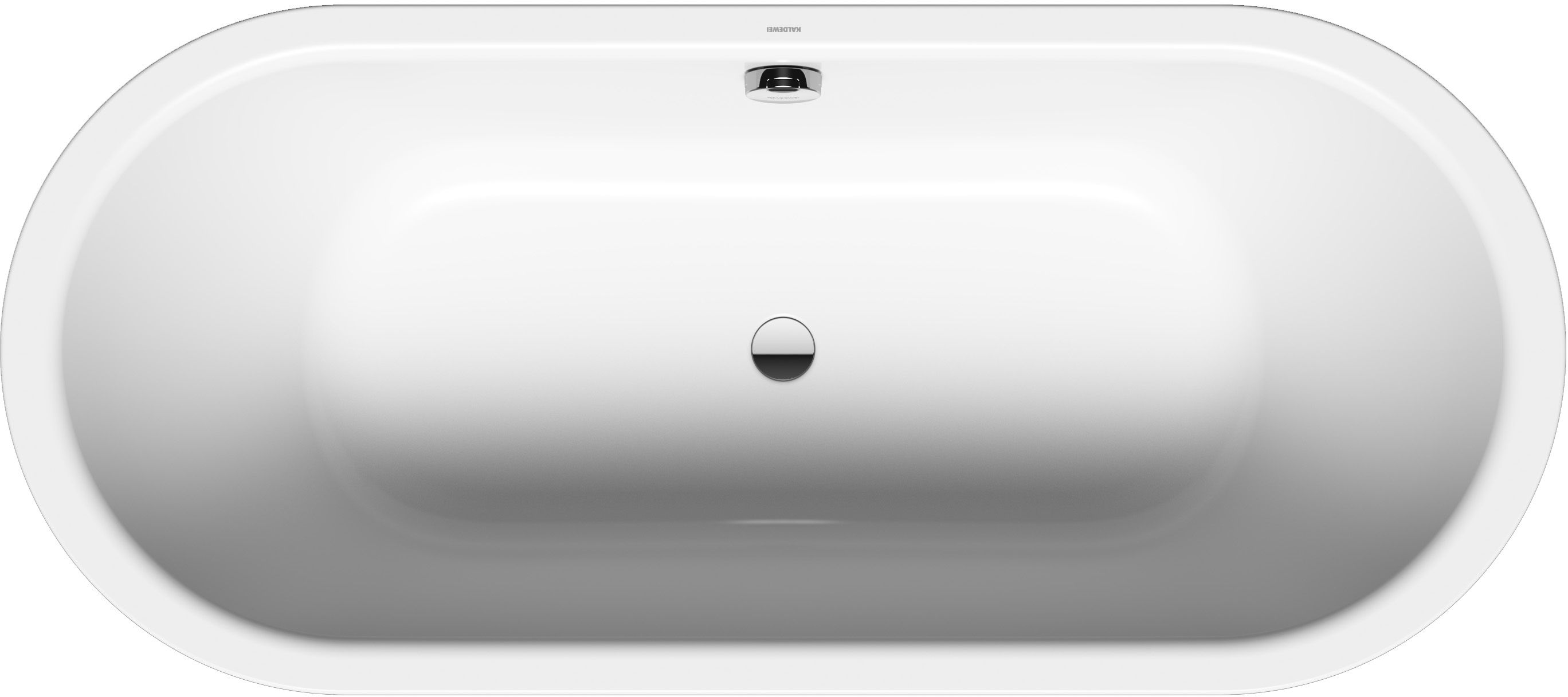 Kaldewei Classic Duo Oval Freistehende Badewanne 170x75 cm oval zweifarbig 291449130001