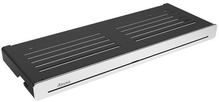 Ravak Slim Ablage 27.8 cm schwarz-chrom X07P575