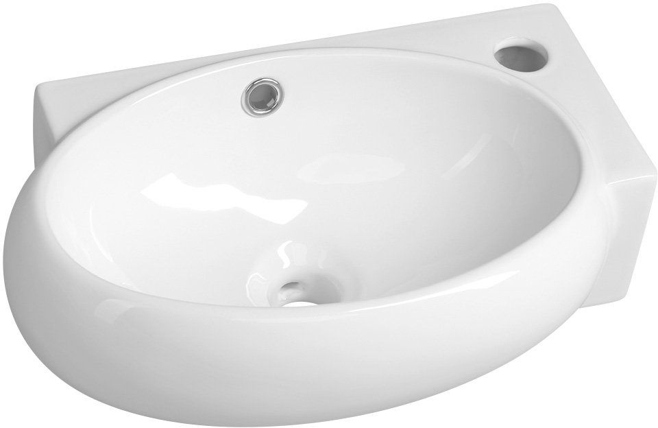 Sapho Small Waschbecken 43x28.5 cm Klassisch weiß glanz AR497