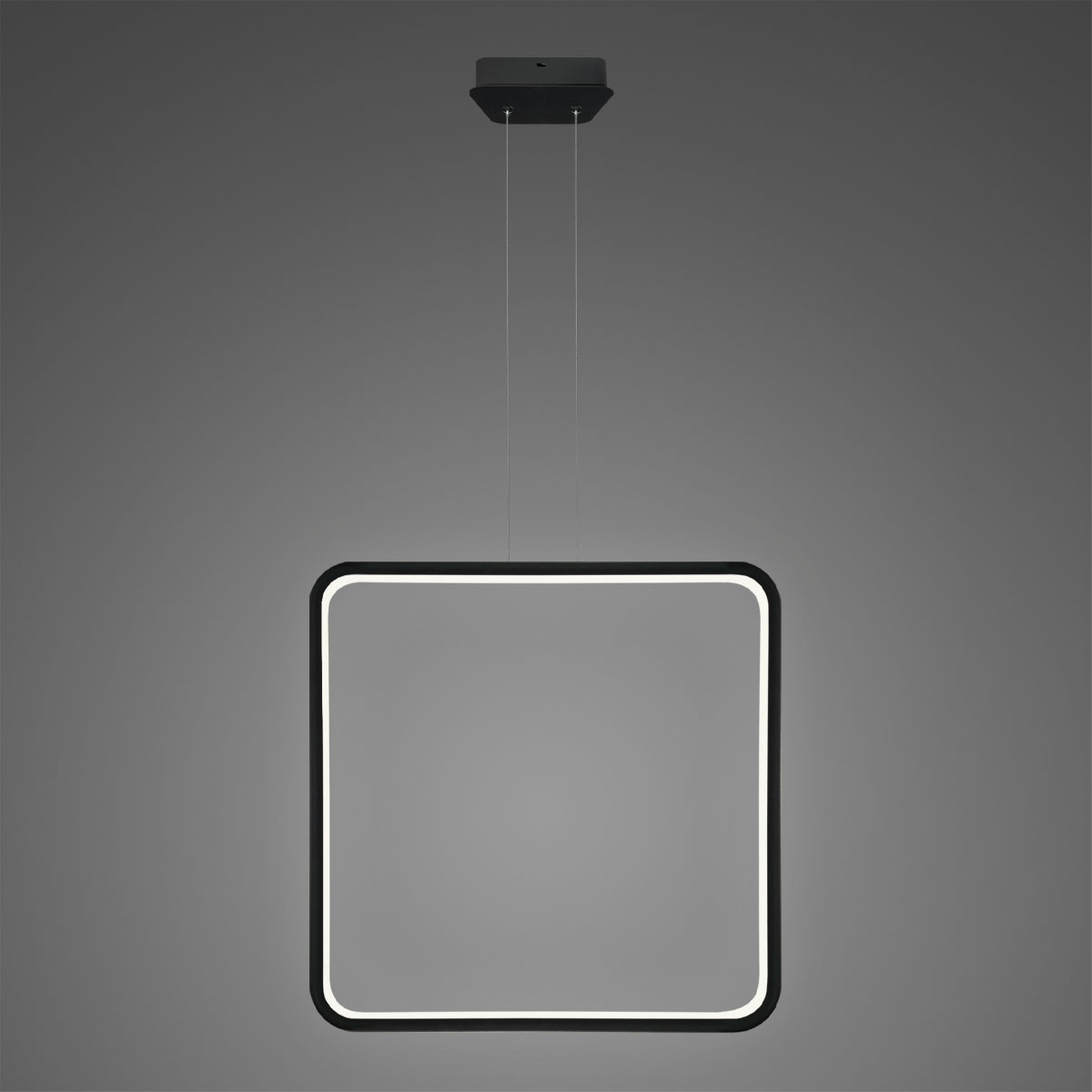 Altavola Design Ledowe Kwadraty Pendelleuchte 1x38 W messing LA079/X_80_in_4k_black